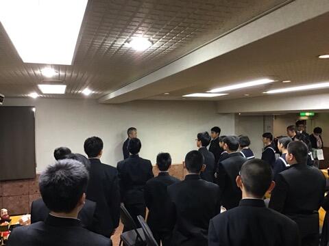 退館式および朝の集い