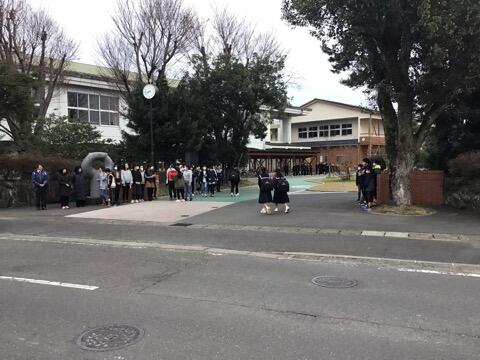 ６年生体験学習と新入生説明会