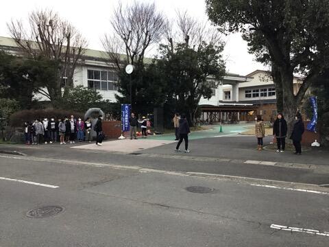 PTAあいさつ運動 と 小中合同あいさつ運動