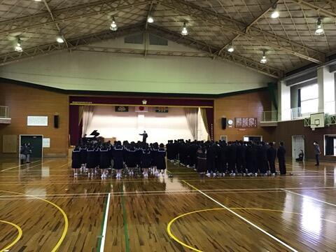 卒業式に向けて