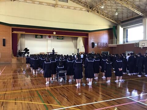 卒業式に向けて