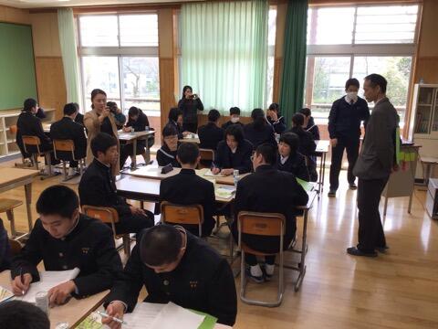 北川中学校との交流