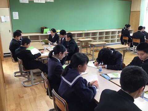 北川中学校との交流