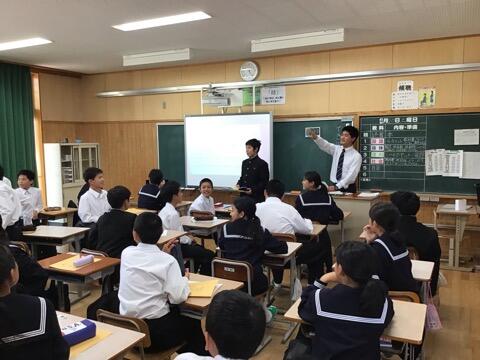 参観授業のようす