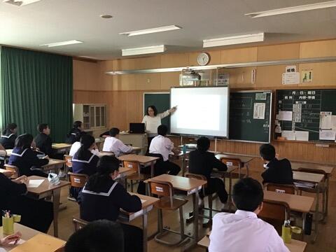 参観授業のようす