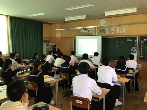 参観授業のようす