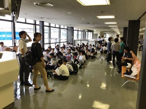 搭乗手続き終了