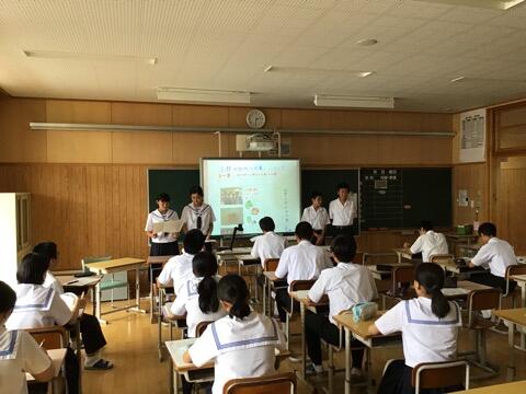 ２年生の発表会