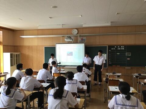 ２年生の発表会