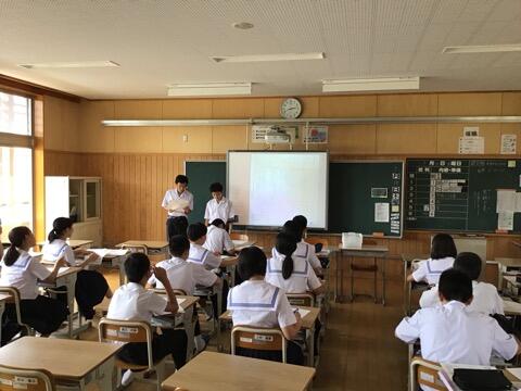 ２年生の発表会