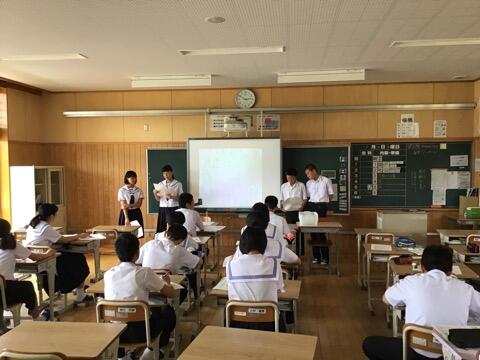 ２年生の発表会