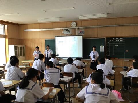 ２年生の発表会