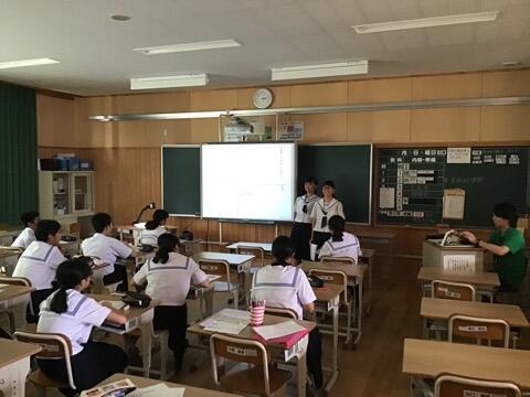 ２年生の発表会