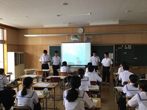 ２年生の発表会