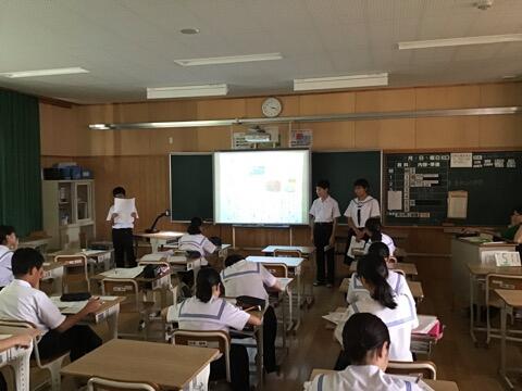 ２年生の発表会