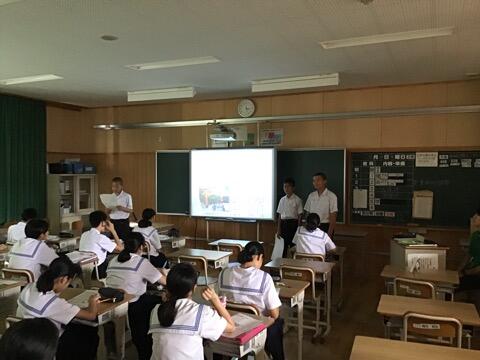 ２年生の発表会