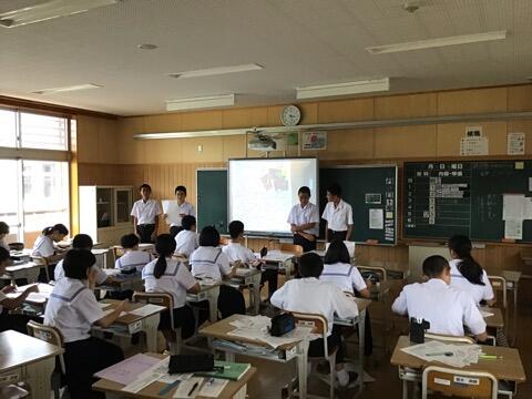 ２年生の発表会