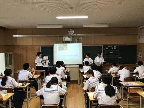 ２年生の発表会