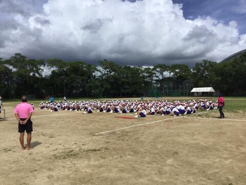 体育大会練習のようす