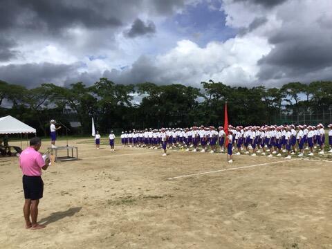 体育大会練習のようす