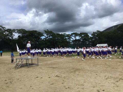 体育大会練習のようす