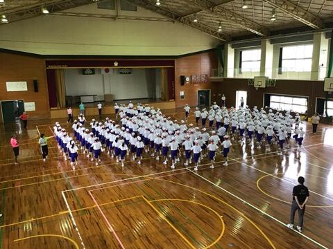 体育大会練習のようす