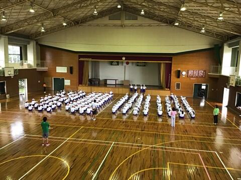 体育大会練習のようす