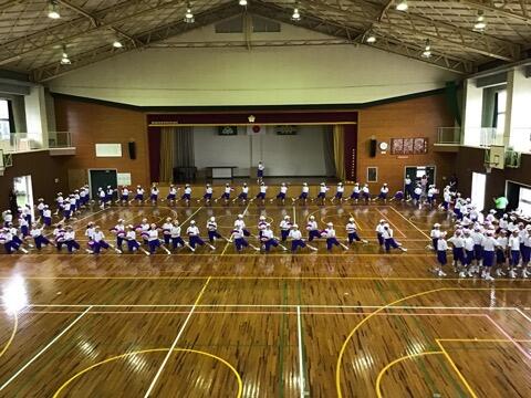 体育大会練習のようす