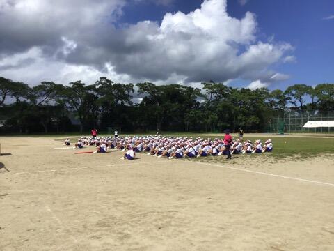 体育大会練習のようす