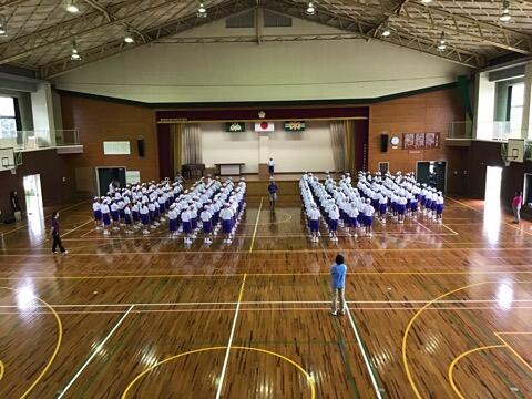 体育大会練習のようす