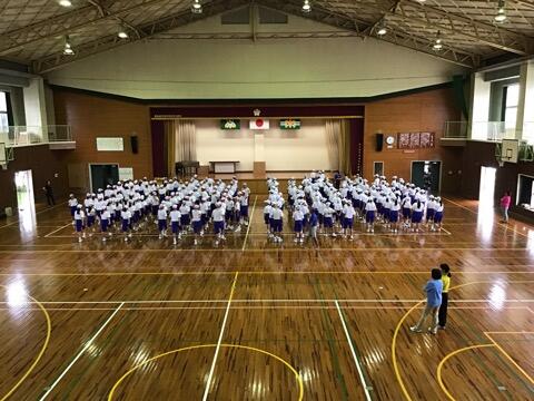 体育大会練習のようす