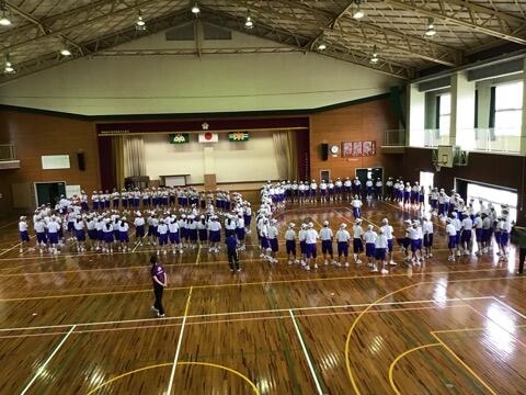 体育大会練習のようす