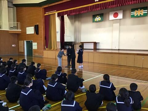 「人権の花」感謝状贈呈式