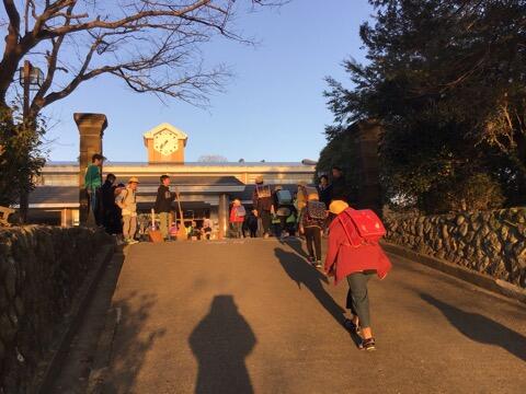 小中合同あいさつ運動