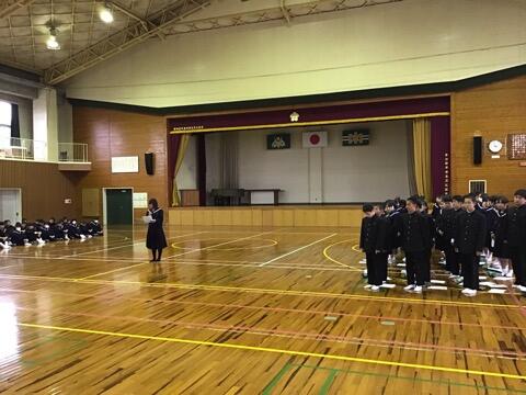 ３年生応援集会