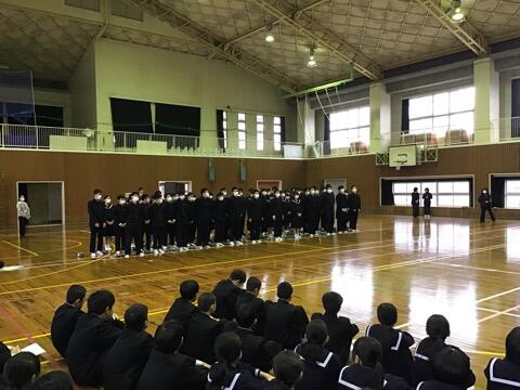 ３年生応援集会