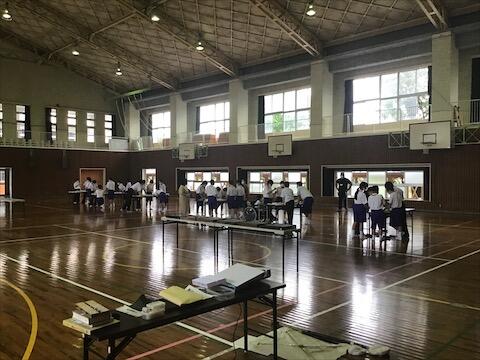 綾の昆虫についての講話と実習