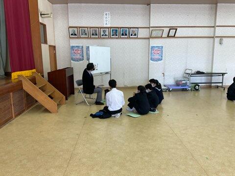 １年生の総合的な学習の時間のようす