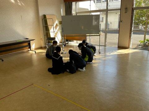 １年生の総合的な学習の時間のようす