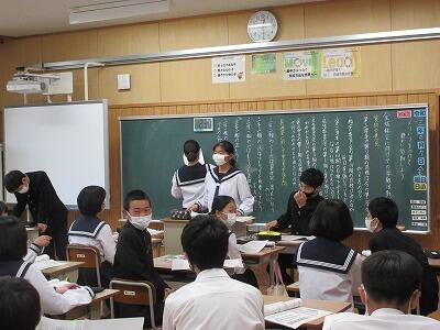 生徒総会に向けての学級討議②