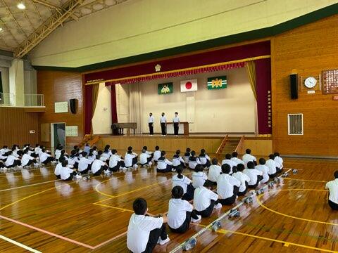 中体連秋季大会激励会