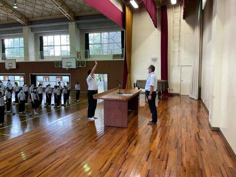 中体連秋季大会激励会