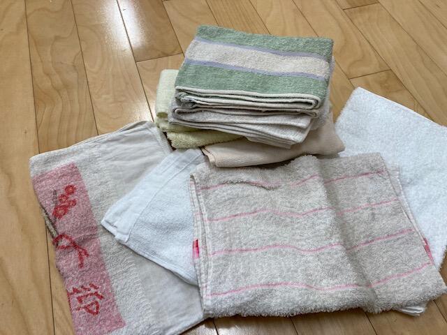 いただいた雑巾