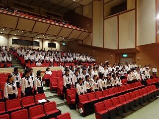 ホールでのようす