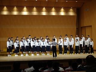 合唱のようす１