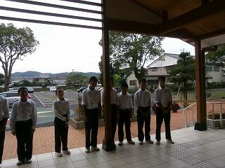 あいさつ運動　３