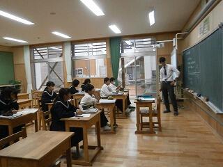 参観授業のようす１