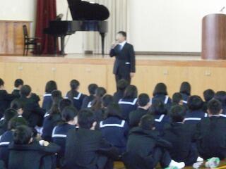 生徒指導主事の話