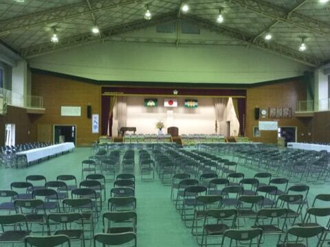 入学式準備完了