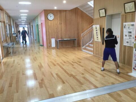 清掃時間のようす